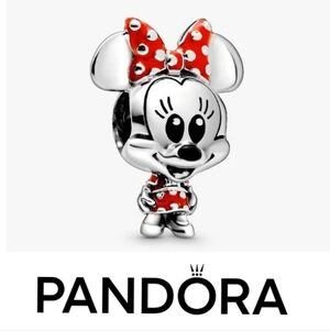 Pandora Disney Minnie Mouse Dotted Dress & Bow Charm